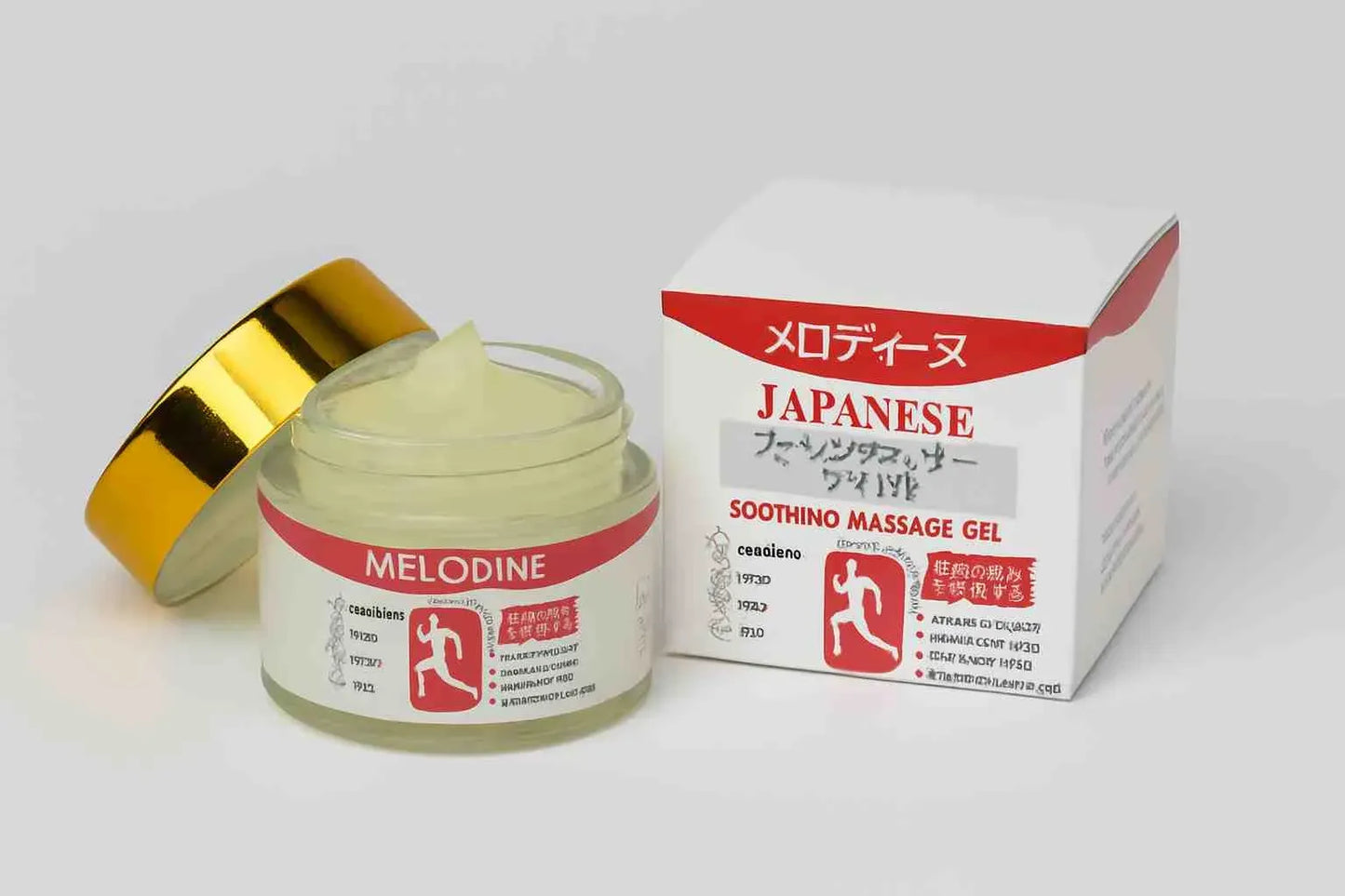 MELODINE Japanese Soothing Massage Gel – Muscle & Joint Pain Relief Cream